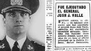 JUNIO DE 1956: LOS FUSILAMIENTOS DEL CRIMINAL ARAMBURU (Rodolfo O. Gianfelici)