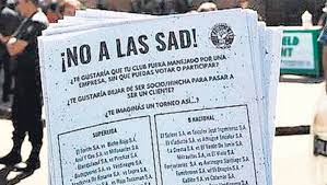 ARGENTINA: EL FÚTBOL NO QUIERE SOCIEDADES ANÓNIMAS