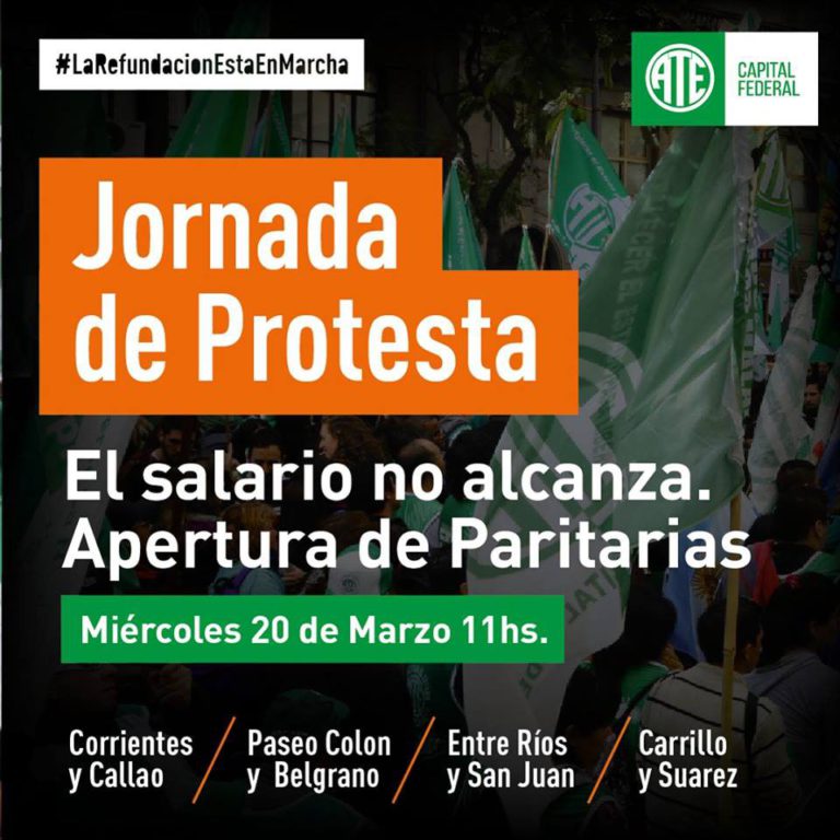 ARGENTINA: MIÉRCOLES DE PROTESTAS